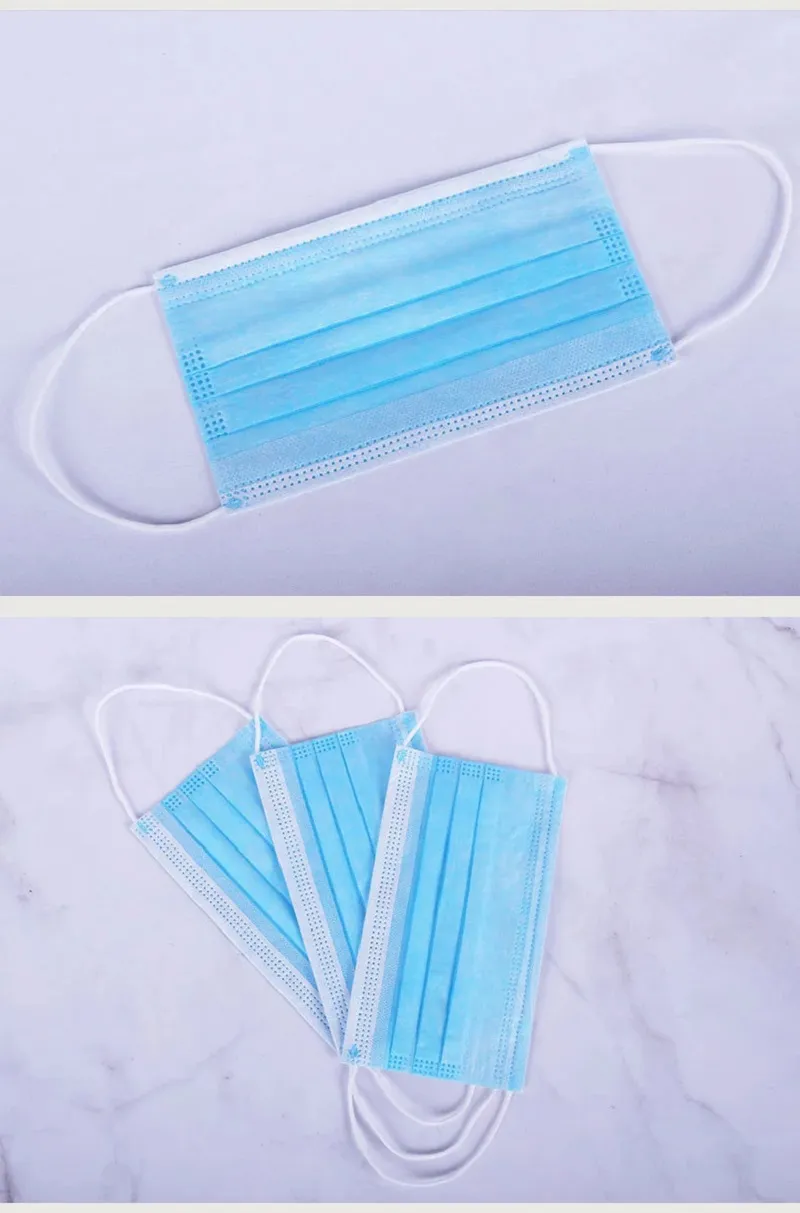 Disposable Nonwoven Face Mask Ear Loop Type CE Cheap Disposable Face Mask