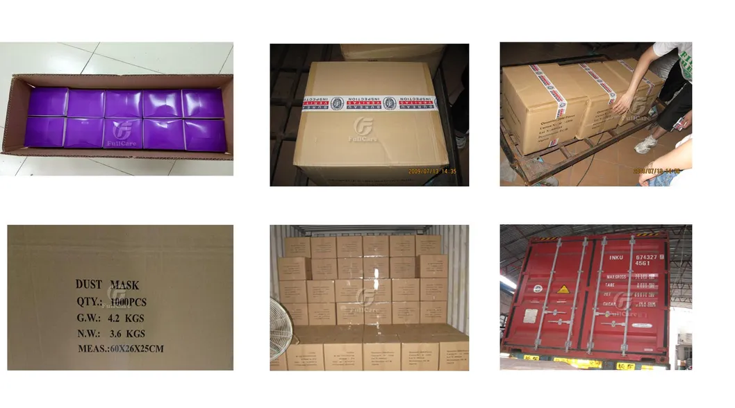 Disposable Nonwoven Industrial Safety Single Layer Respirator Cone Shape Dust Nuisance Mask