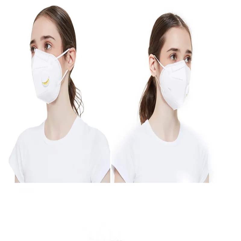 Disposable White 5 Layers Non-Woven Fabric Face Mask Pm 2.5 Face Mask