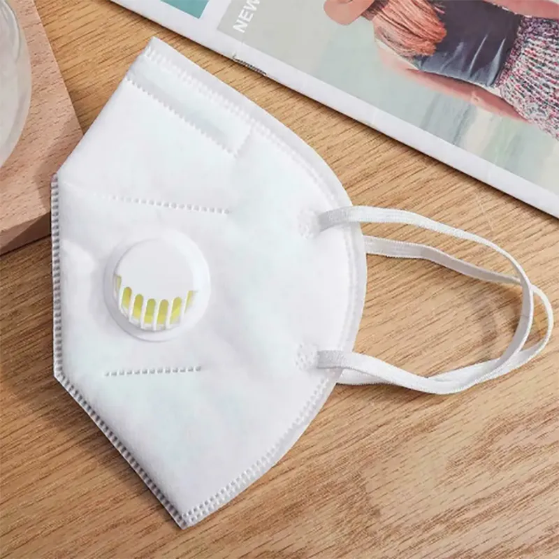 Disposable White 5 Layers Non-Woven Fabric Face Mask Pm 2.5 Face Mask
