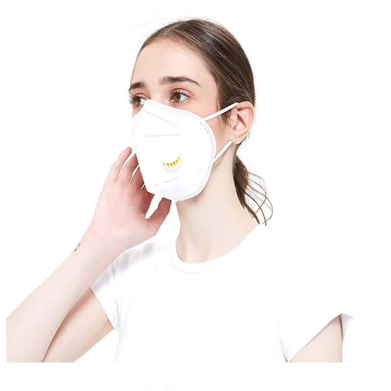 Disposable White 5 Layers Non-Woven Fabric Face Mask Pm 2.5 Face Mask