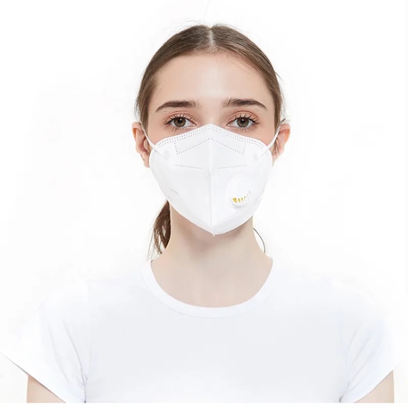 Disposable White 5 Layers Non-Woven Fabric Face Mask Pm 2.5 Face Mask