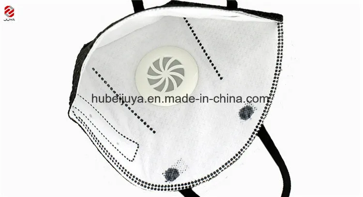 High Quality N95 Dust Free Disposable Non Woven Colorful Printing Respirator Face Mask with Valve
