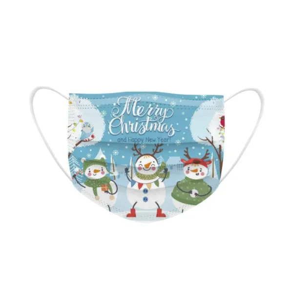 Dm005-C18 Christmas New Year Holiday Dust Masks Protective Masks