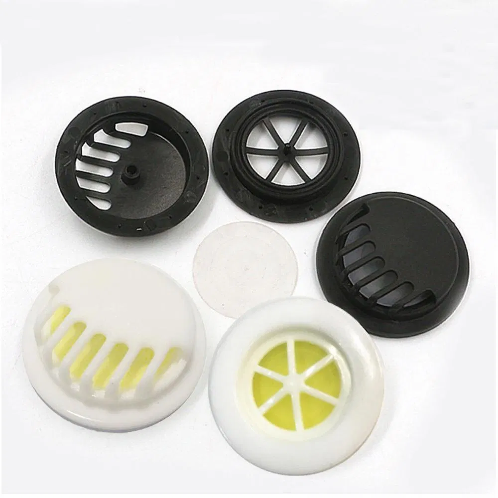 Dust Pm2.5 Plastic Exhalation Valve Control Breathing Filters White Breathing Valve Piece Dust Face Accessories