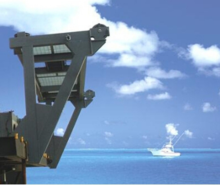 Electric Rescue Boat & Life Boat Platform Davit