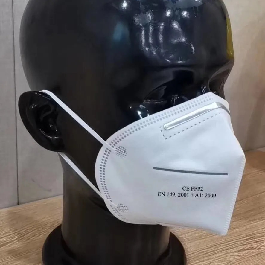 En149: 2001 +A1: 2009 Non-Woven Disposable Protective FFP2 Masks