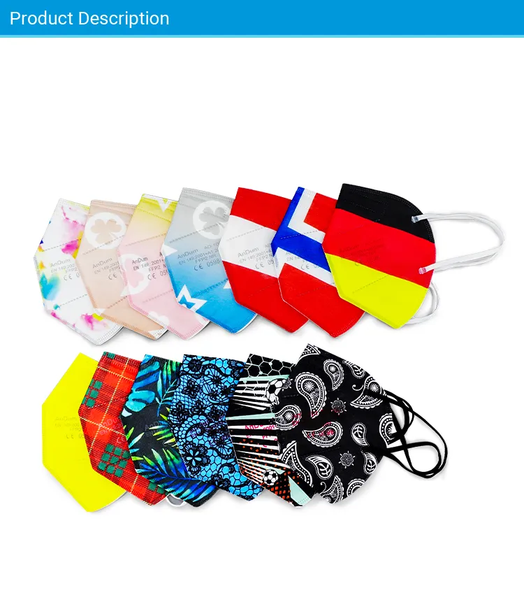En149: 2001+Ai: 2009 5ply High Filtering FFP2 Respirator Mask with CE0598