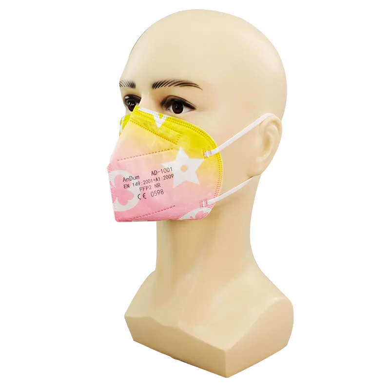En149: 2001 +Ai: 2009 5ply High Filtering FFP2 Respirator Mask with CE0598