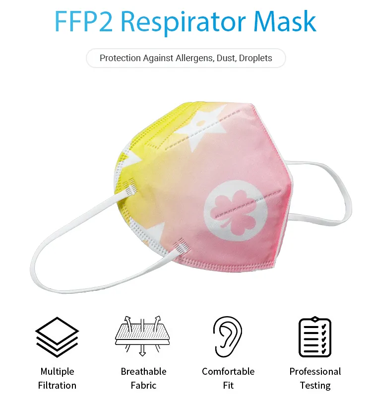 En149: 2001+Ai: 2009 CE0598 High Filtering FFP2 Respirator Mask