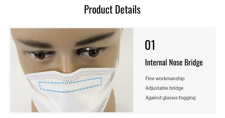 En149: 2001+Ai: 2009 Non-Woven Anti-Dust FFP3 Mask
