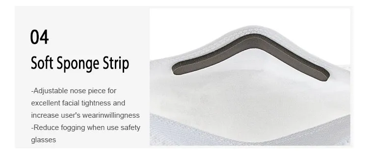 En149: 2001+Ai: 2009 Non-Woven Anti-Dust FFP3 Mask