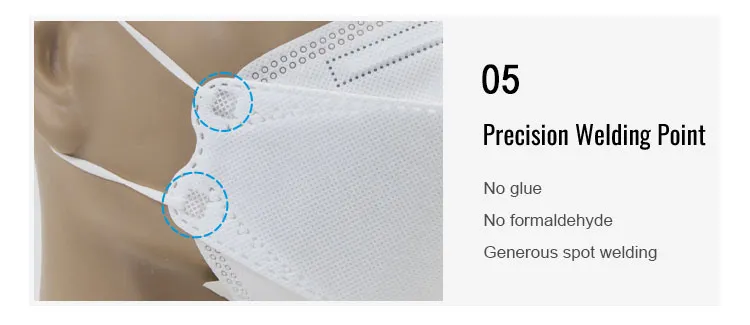 En149: 2001+Ai: 2009 Non-Woven Anti-Dust FFP3 Mask