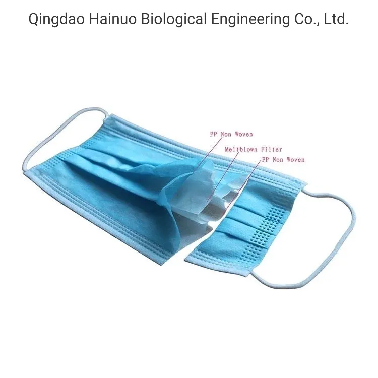 Face Mask Blue/White/Black 3ply Disposable Non-Medical Masks Non Woven Earloop Protective Face Mask