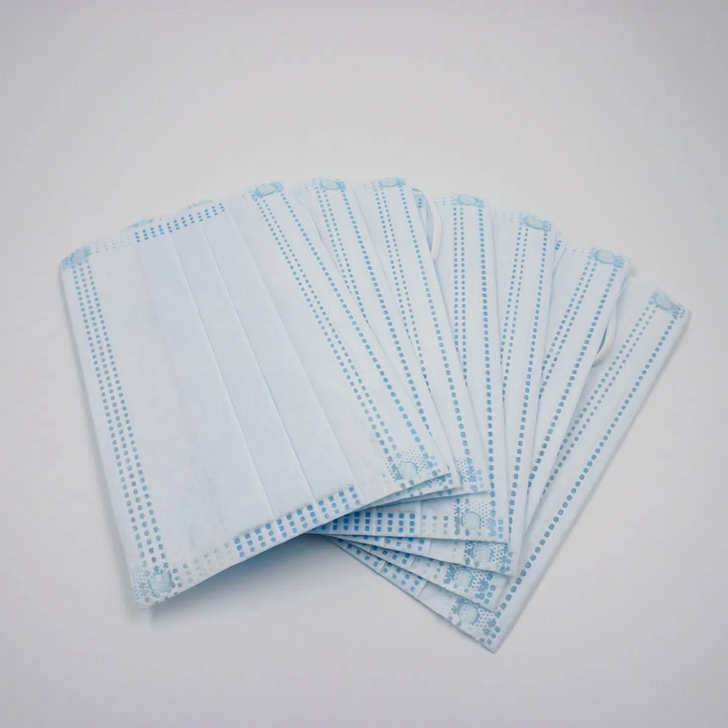 Face Mask Blue/ White /Black 3ply Disposable Non-Medical Masks Non Woven Earloop Protective Face Mask