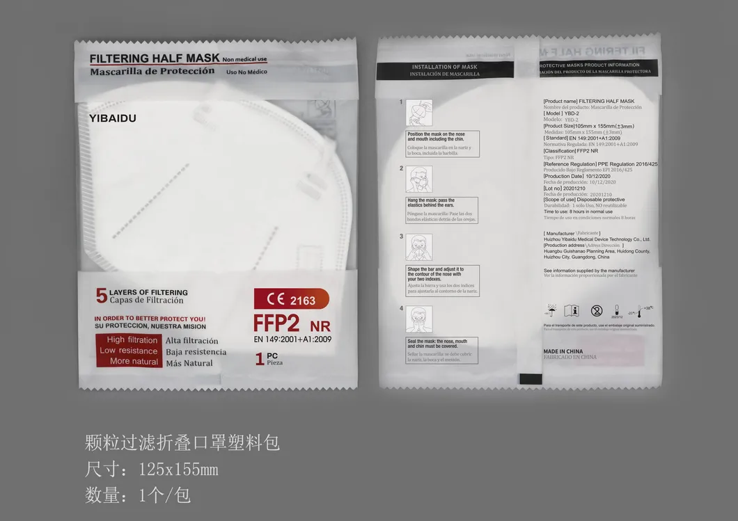 Face Mask for Workers En149: 2001 FFP2 Respirator