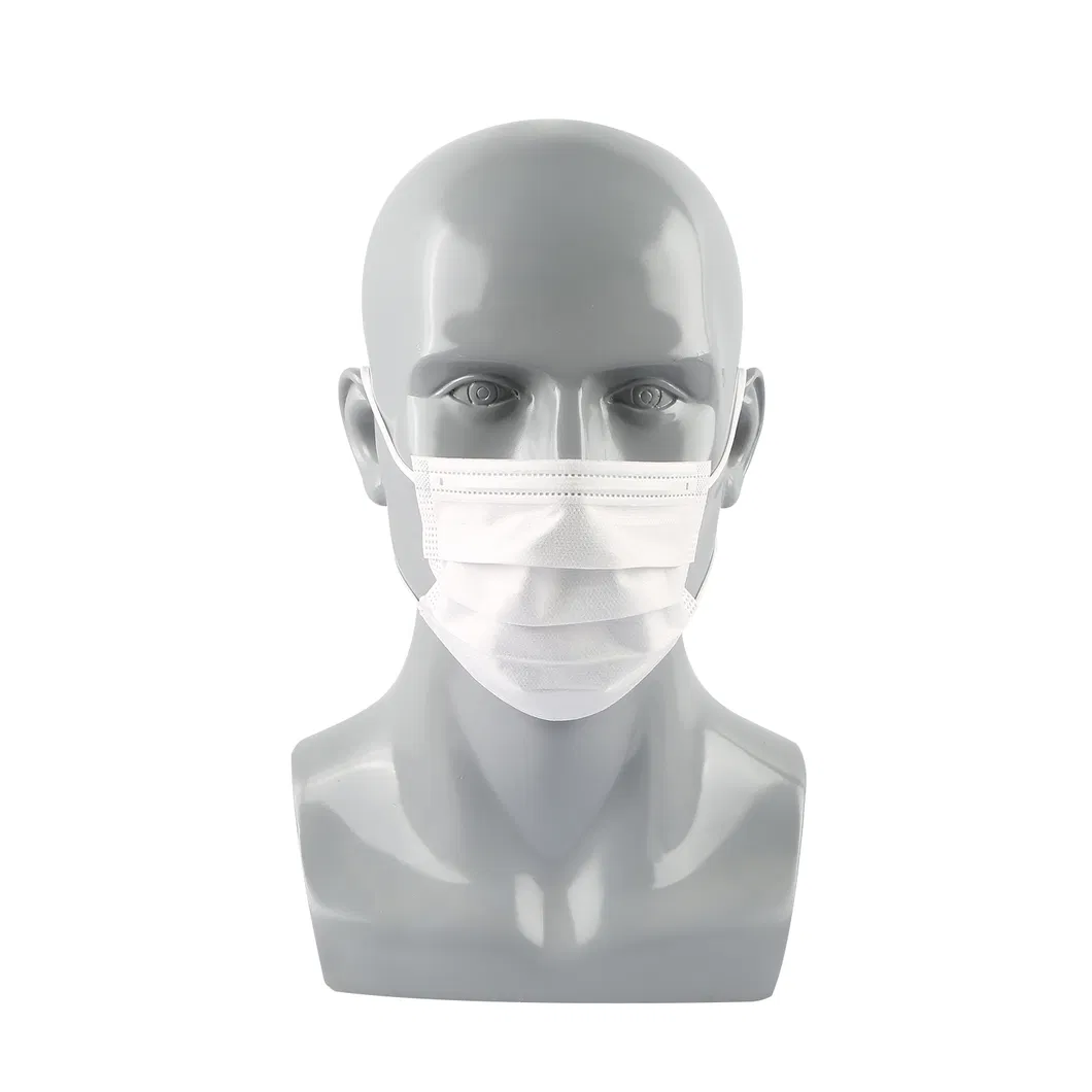 Face Mask White 3ply Disposable Mask Non-Woven Ear Hook