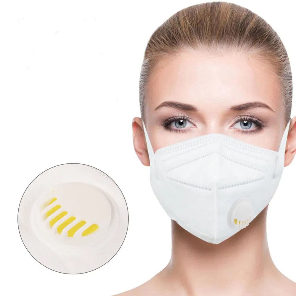 Fast Shipping Anti Virus 5 Ply KN95 Face Mask with Valve KN95 Face Mask