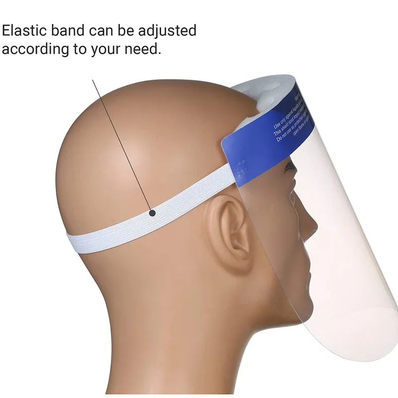 Factory Ce Direct Sale Reusable Safety Protection Face Anti Fog Splash Shield in Stock