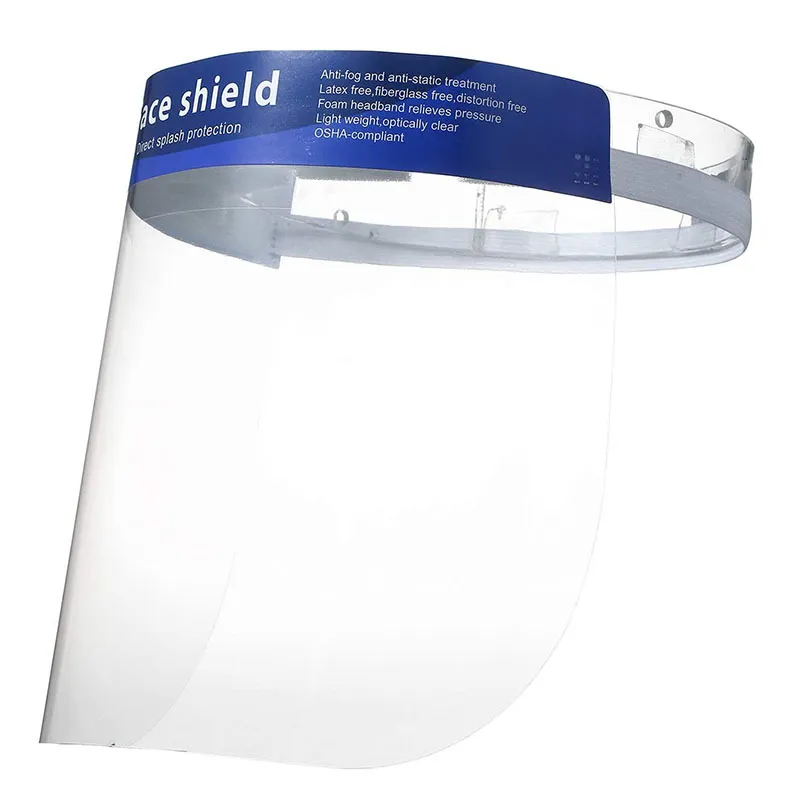 Factory Ce Direct Sale Reusable Safety Protection Face Anti Fog Splash Shield in Stock