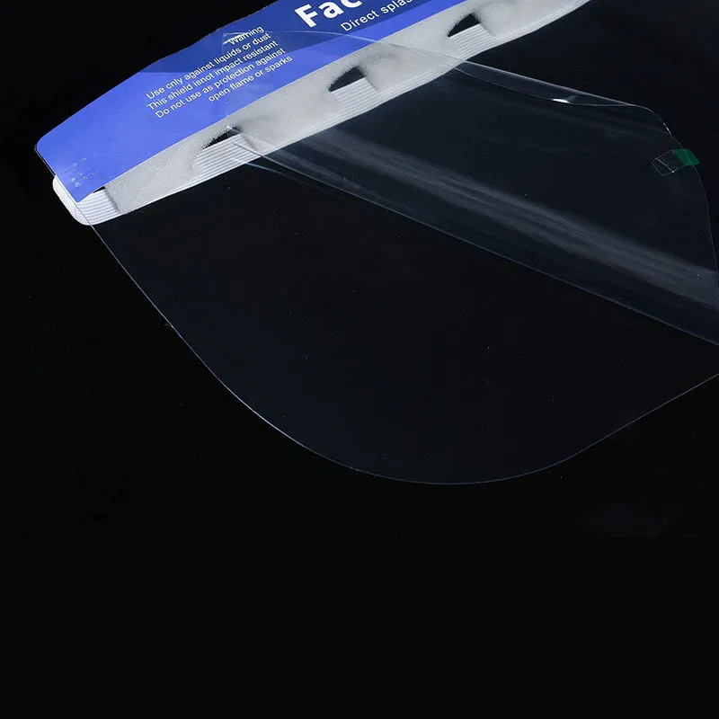 Factory Ce Direct Sale Reusable Safety Protection Face Anti Fog Splash Shield in Stock