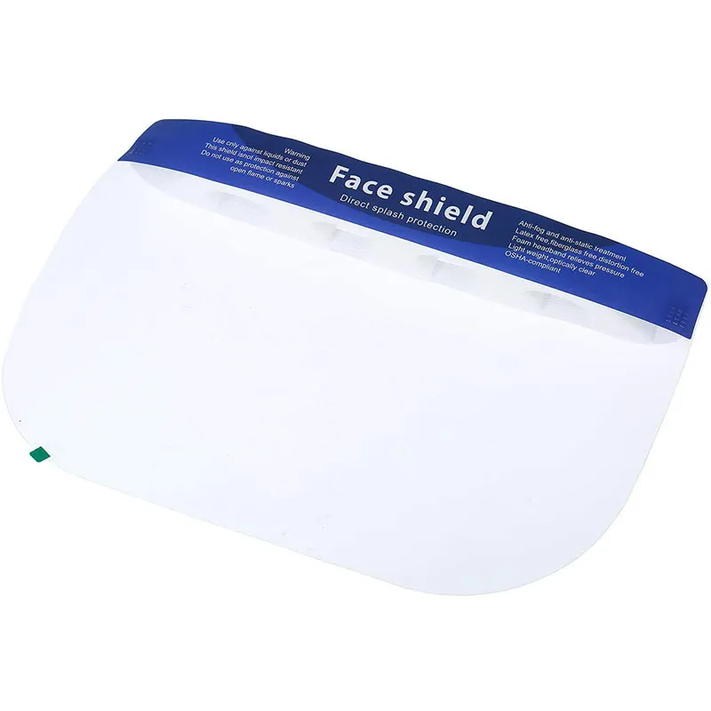 Factory Ce Direct Sale Reusable Safety Protection Face Anti Fog Splash Shield in Stock
