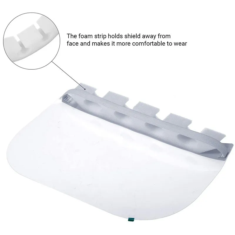 Factory Ce Direct Sale Reusable Safety Protection Face Anti Fog Splash Shield in Stock