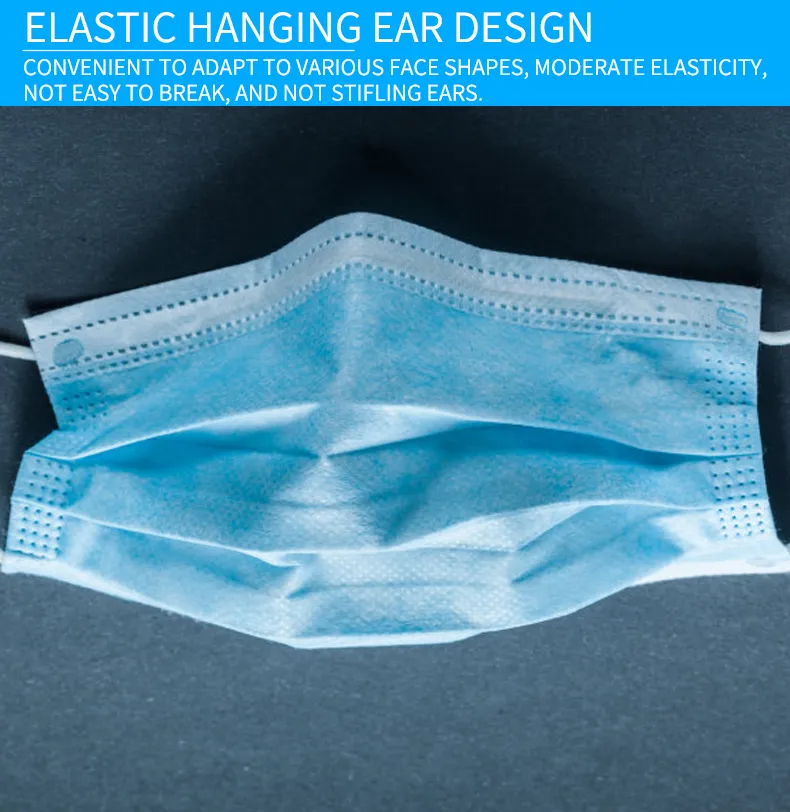 Factory Direct Disposable Protective Face Mask Three Layer