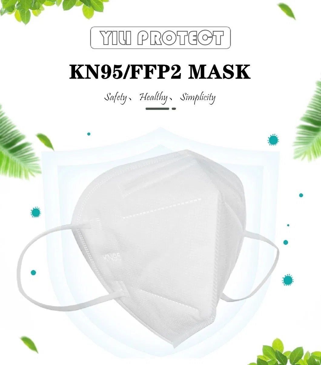 Factory Direct Sale 5-Layer Disposable KN95 Face Mask Hot-Selling Non-Woven
