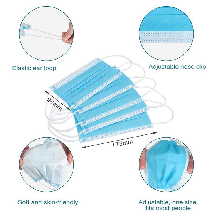 Factory Direct Sale Certificated Disposable Mask in Stock