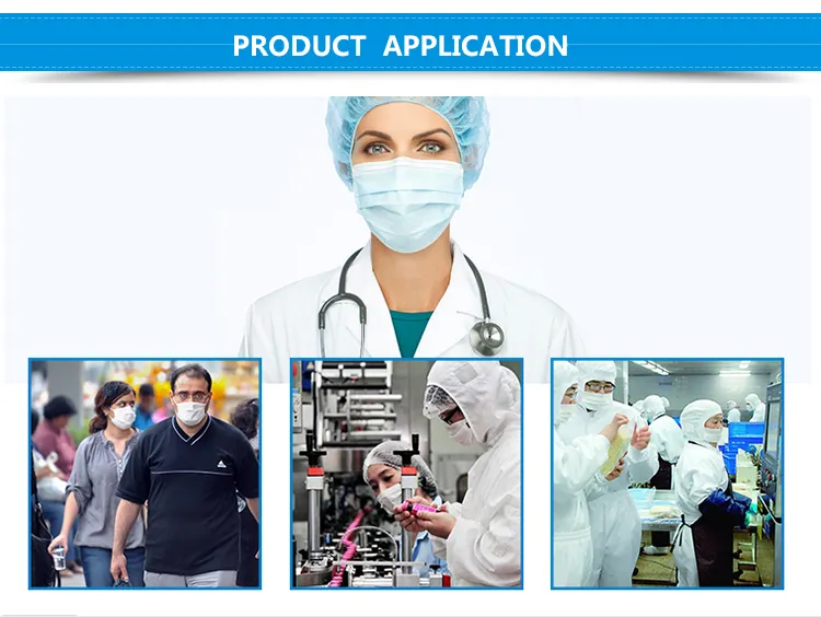 Factory Direct Sale Disposable 3 Ply Civilian Mask Ce Respirator Face Mask High Quality