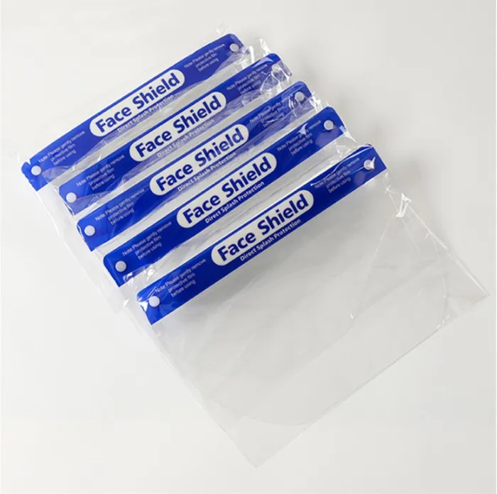 Factory Direct Sales Pet Disposable Anti-Fog Protective Face Shield