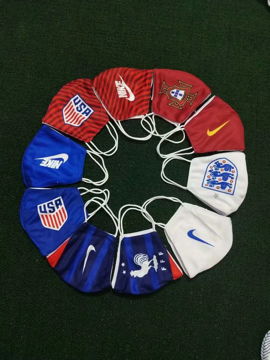 Fashion Hot Sale Reusable Polyester Face-Mask Bulk Anti Fog Protection Custom OEM Washable Textile Face-Mask