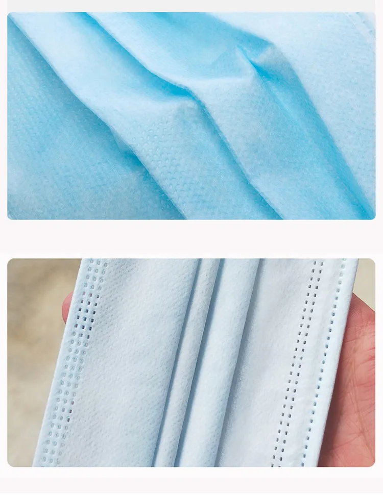 Fast Delivery 3 Ply Disposable Protective Face Mask
