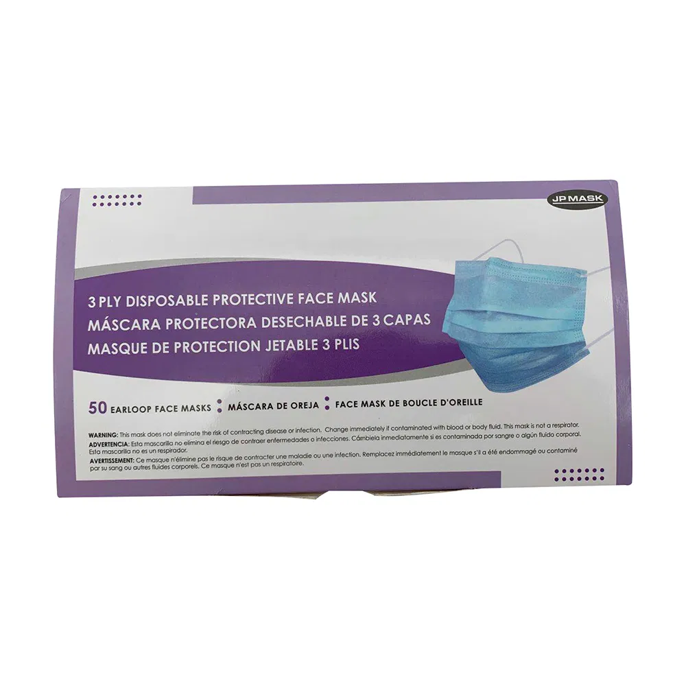 Fast Delivery 3 Ply Disposable Protective Face Mask