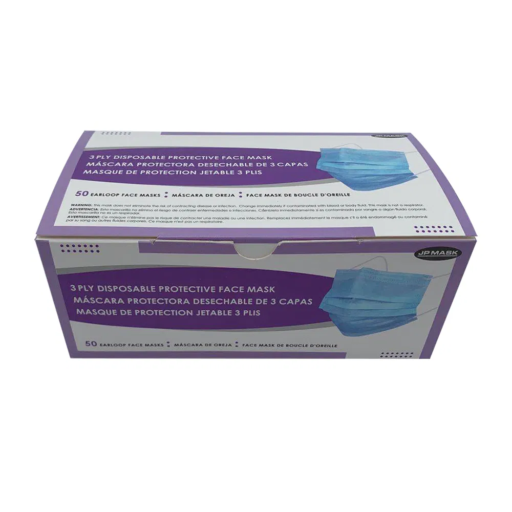 Fast Delivery 3 Ply Disposable Protective Face Mask