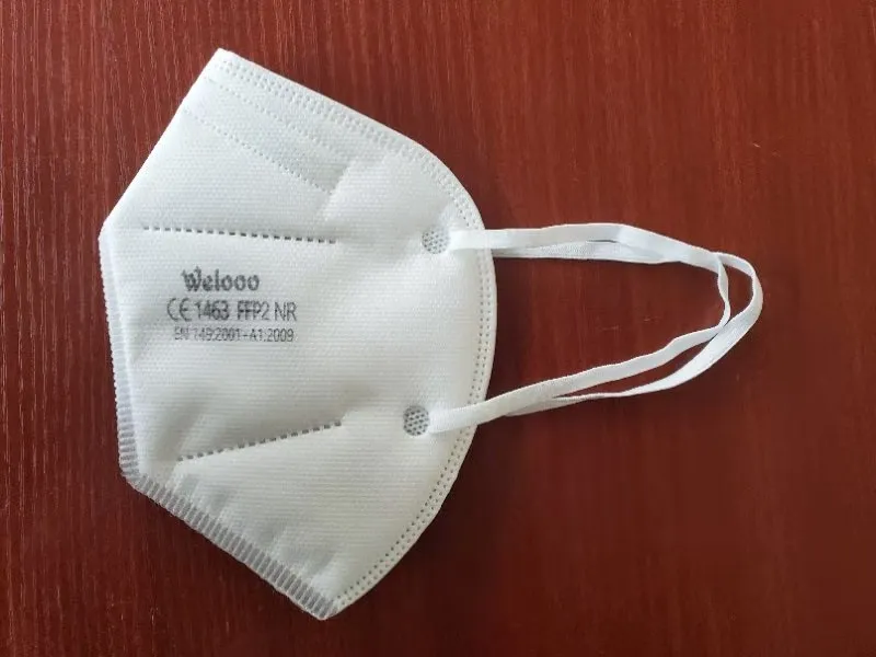 FFP2, En149: 2001+A1: 2009. Built in Bridge 5 Layer Standards Non-Woven Fabric Civil Non-Medical Adult Disposable Face Mask