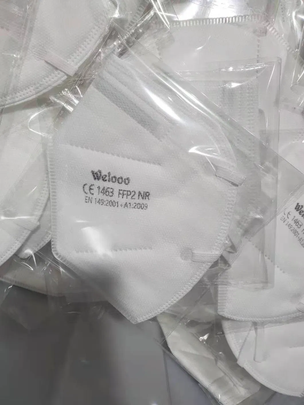 FFP2, En149: 2001+A1: 2009. Built in Bridge 5 Layer Standards Non-Woven Fabric Civil Non-Medical Adult Disposable Face Mask