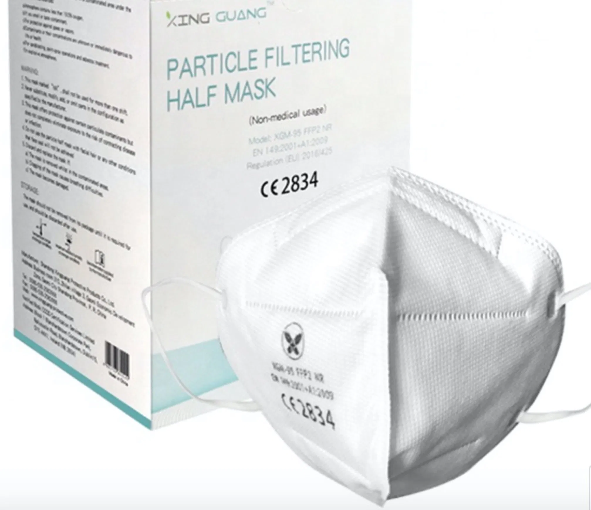 FFP2 Face Mask with Quality Standard CE 2163 En149: 2001 +A1: 2009