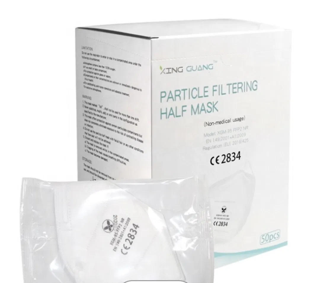 FFP2 Face Mask with Quality Standard CE 2163 En149: 2001+A1: 2009