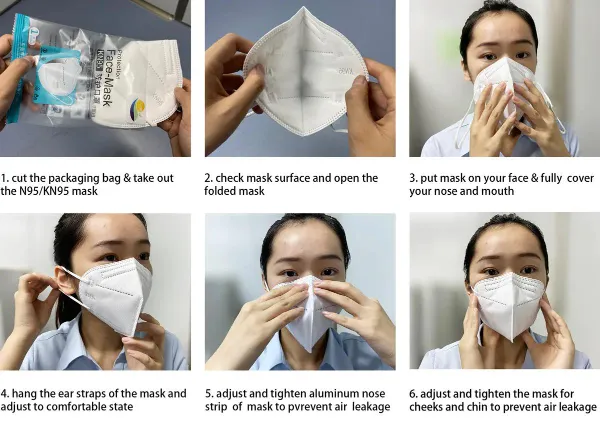 FFP2 Mask En149 2001 Half Face Respirator Dust Pm2.5 Protective Face Mask
