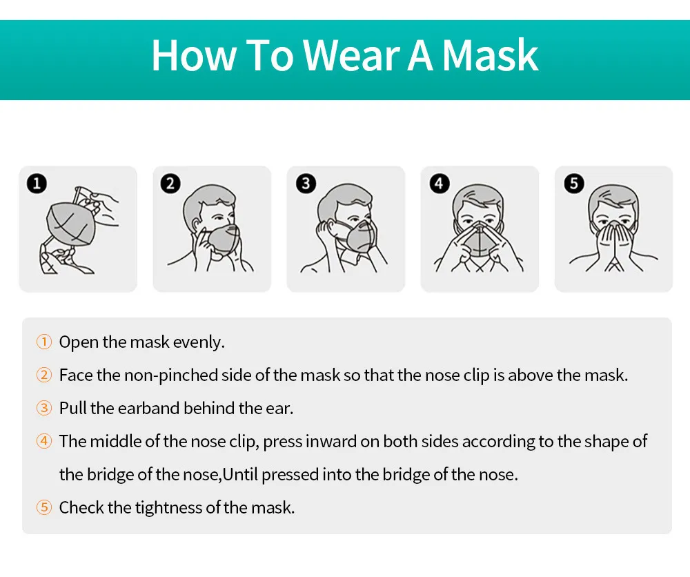 FFP2 Mask for Sale Respirator Mask 5 Layers Protective En 149 Mask