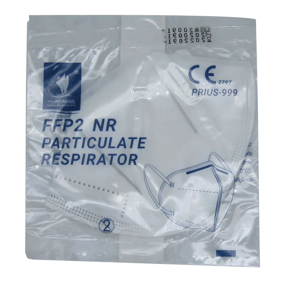 FFP2 Nr Mask En149: 2001 Eearloop CE2797 Certificated