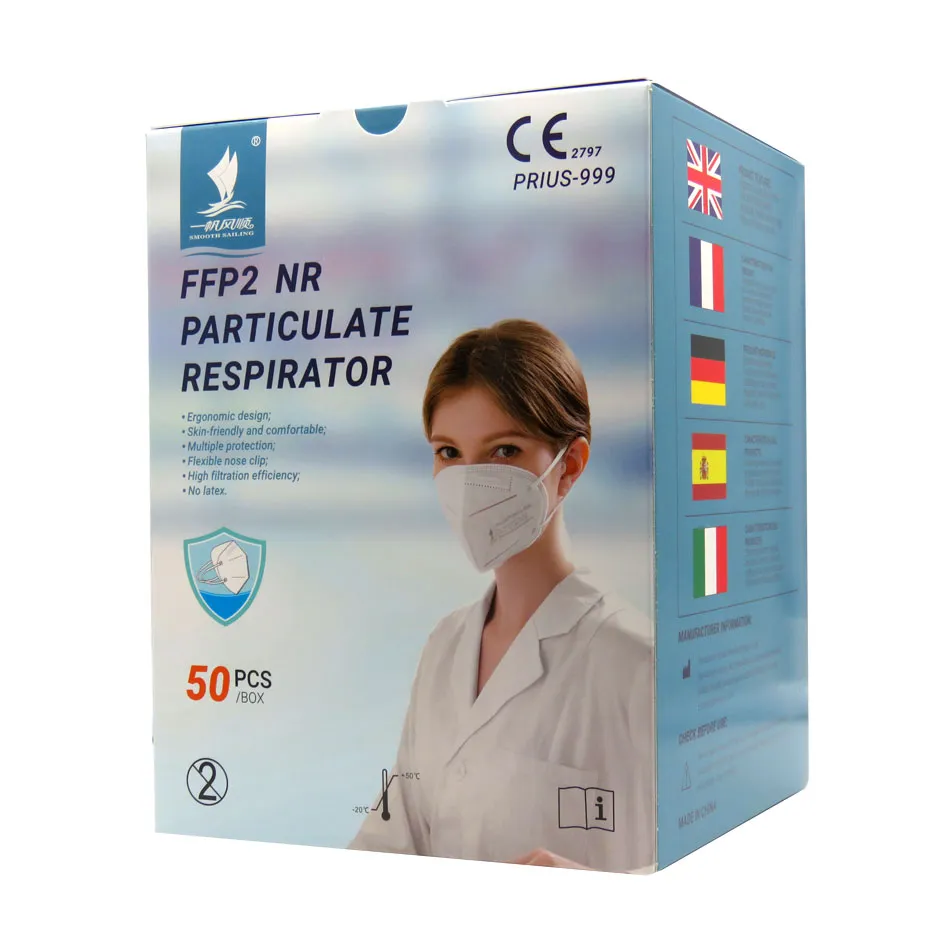 FFP2 Nr Mask En149: 2001 Eearloop CE2797 Certificated