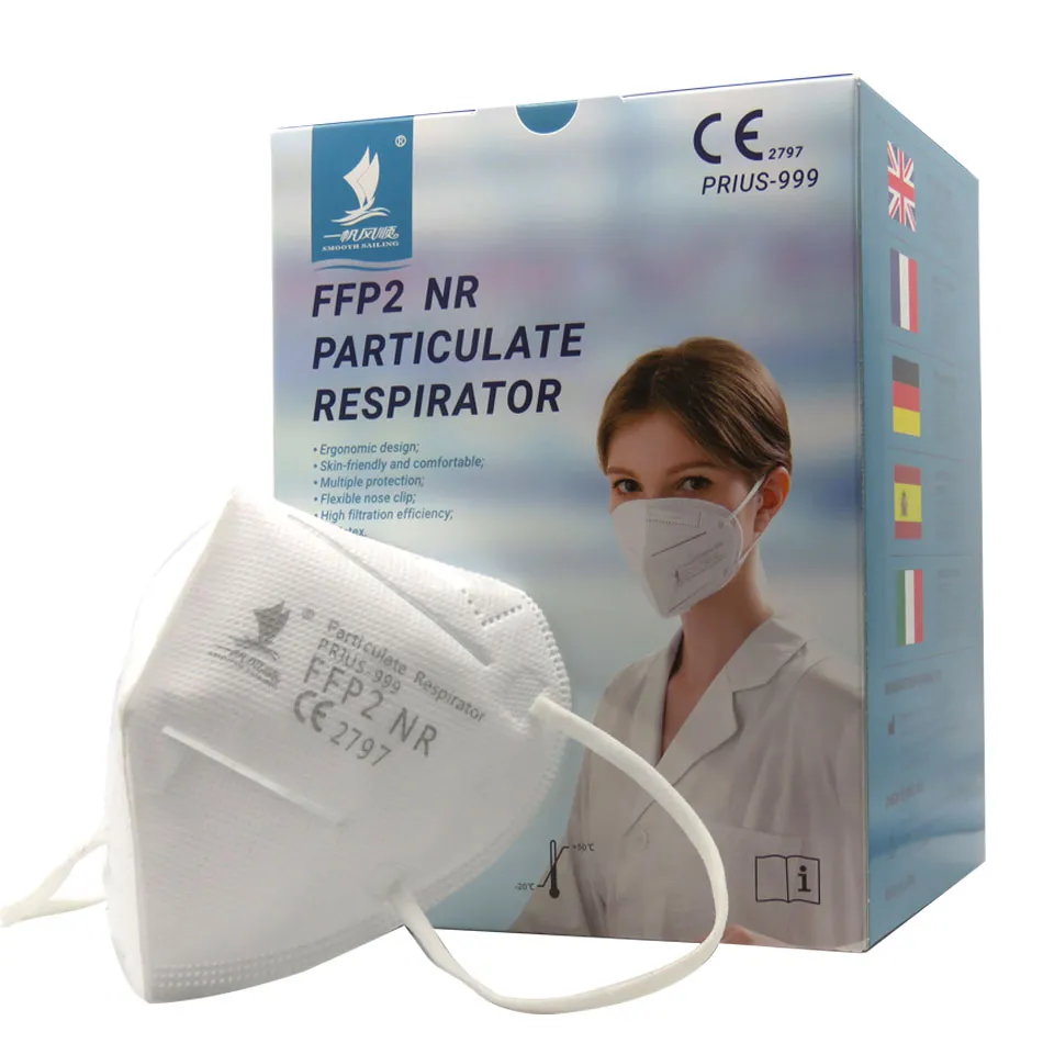 FFP2 Nr Mask En149: 2001 Eearloop CE2797 Certificated