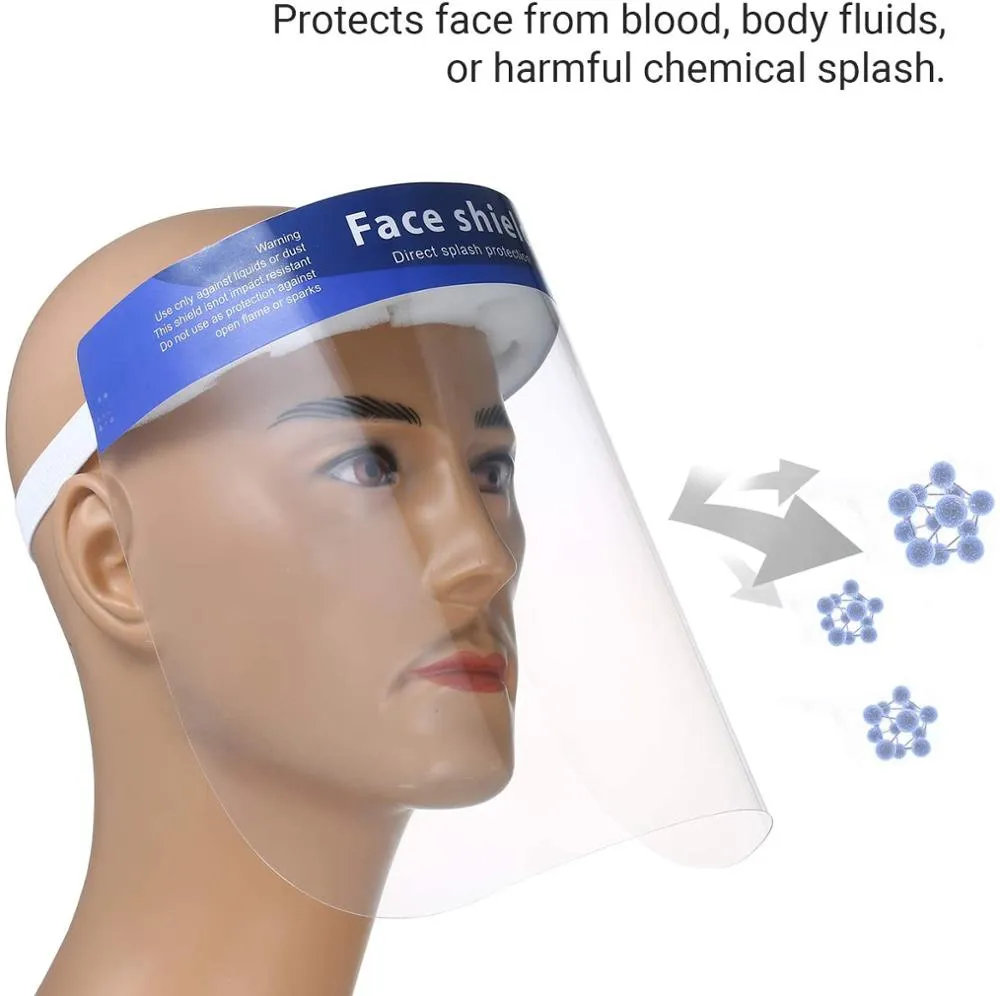 Fluid Shield Fog-Free Procedure Face Shield with Visor