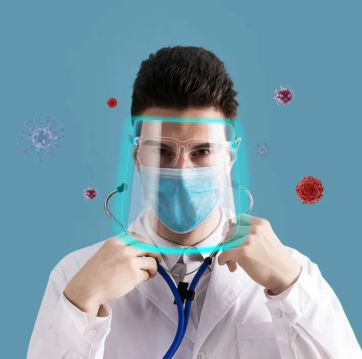 Goggles Mask Eyeglass Frame Mask Glasses Anti-Foam Anti-Splash Screen Mask Glasses Personal Protective Device Made in China