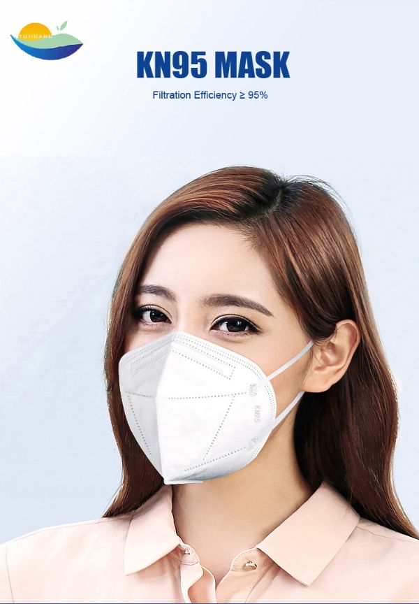Haiyong Fashion Face Mask Fish Respirator Female FFP2 KN95 Mask White Black