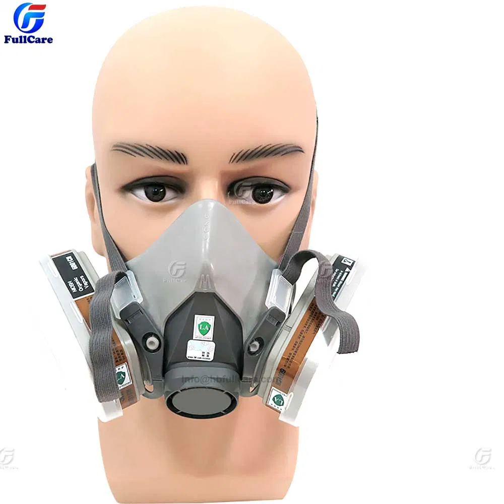 Half Face Chemical Facepiece Reusable Half Face Respirator Anti Industrial Construction Dust Gas Mask, 6200, 7500, 7502, Half Face Mask, Gas Respirator.