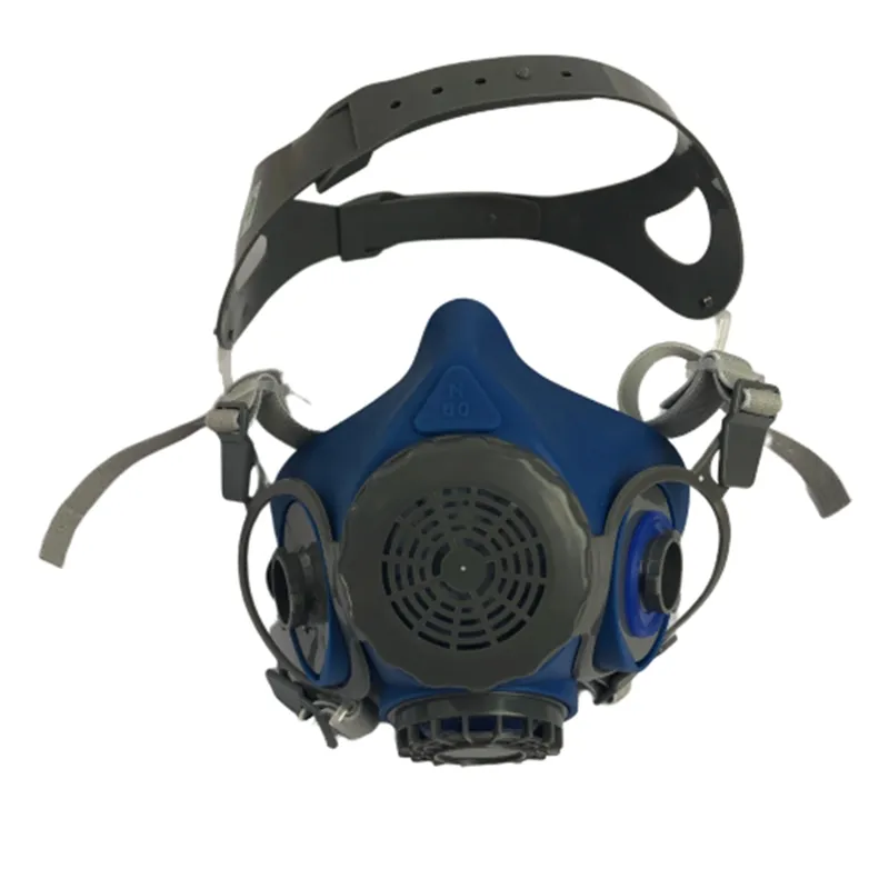 Half Face Silicone Gas Mask with Double Filters